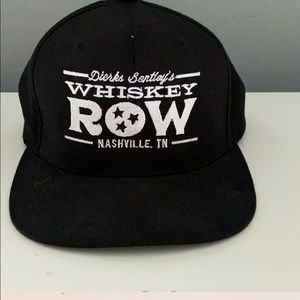 Flat bill SnapBack hat Whisky Row